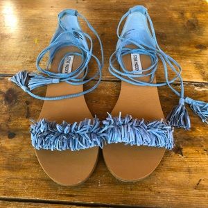 Steve Madden Alaine Light Blue Sandals